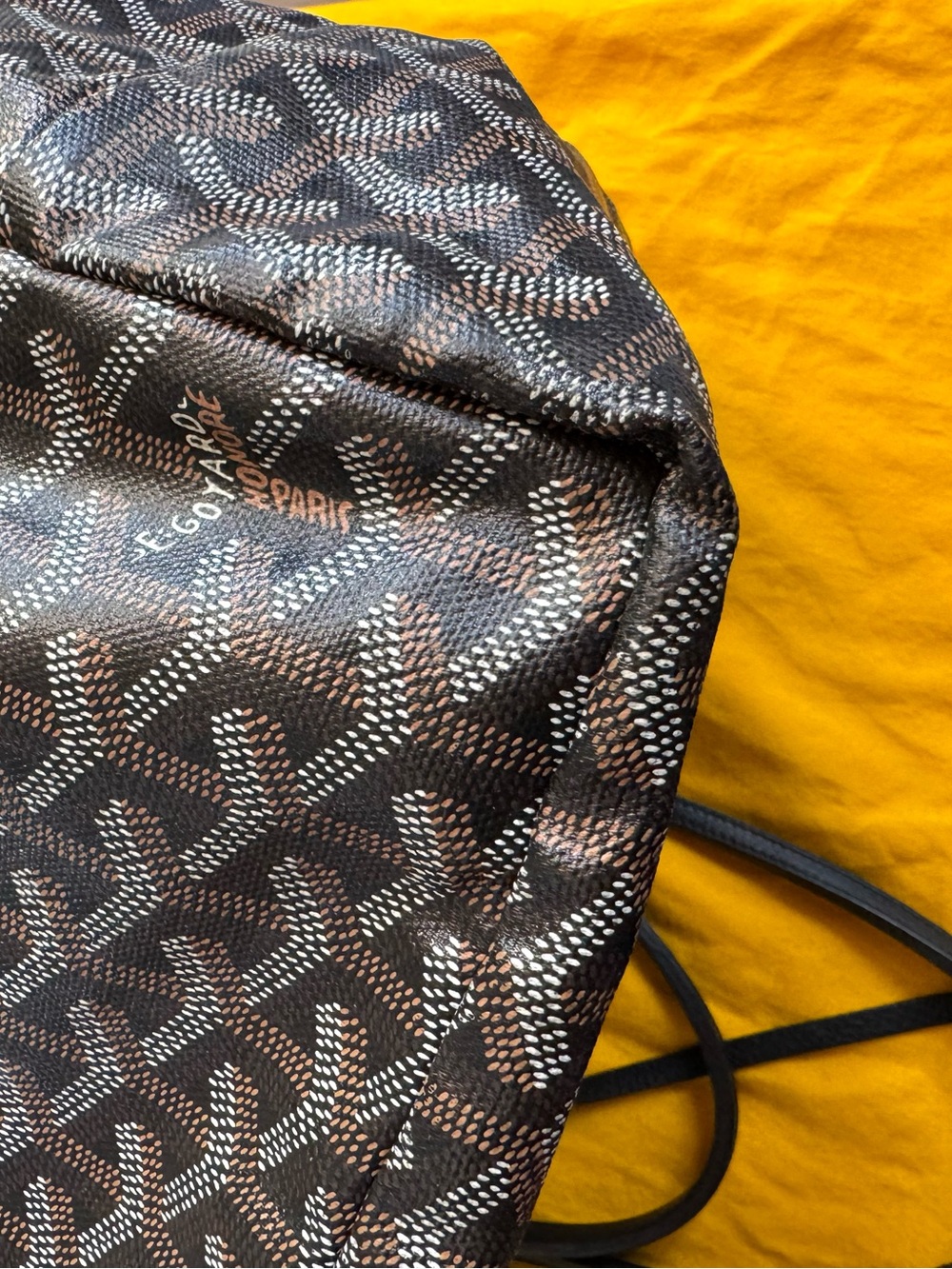 Goyard Saint Louis GM Black Tote + Pouch Large - Picture 10 of 17